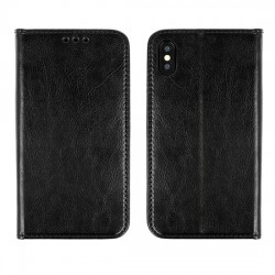 Dėklas Samsung S22 Ultra Book case (natūralios odos)